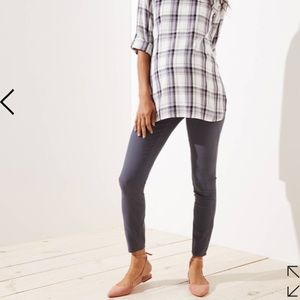 ANN TAYLOR MATERNITY Green Skinny Pants, Sz 0R